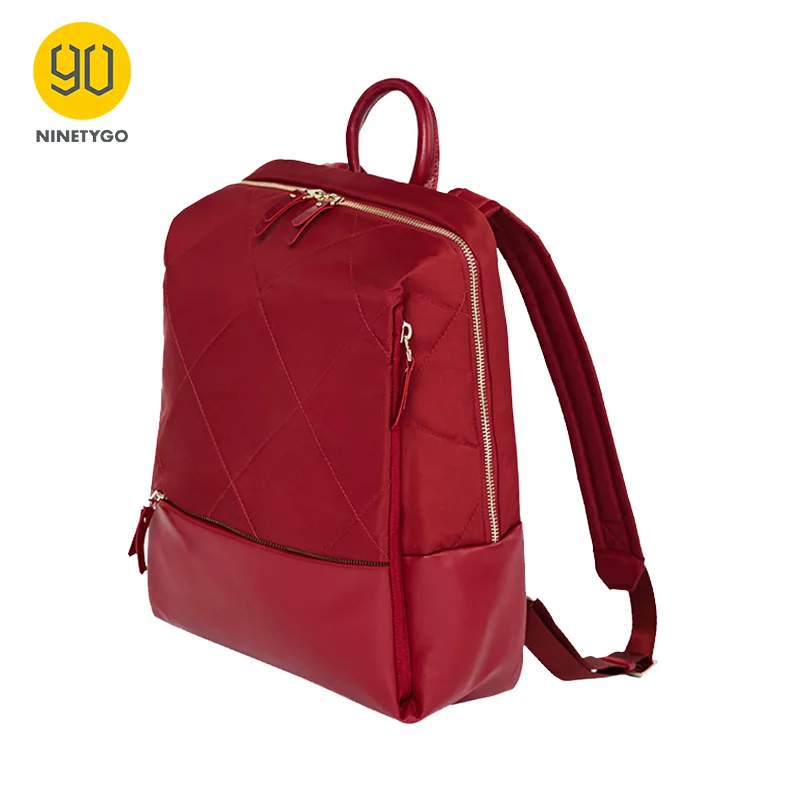 NINETYGO 90FUN модный рюкзак с ромбовидной решеткой, 14 дюймов, сумки для ноутбука для женщин, девушек, девушек, для школы, колледжа, путешествий