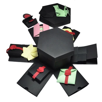 

Holiday Party DIY Supplies Explosion Box Handmade Photo Album Surprise Birthday Gift Gifts For Lovers Festival Anniversary Gift