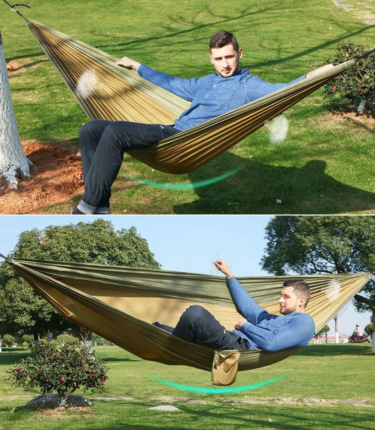 Camping Hammock Double Single Portable Hammocks with 2 Tree Straps Lightweight  Hammocks for Travel Beach Backyard Patio Hiking