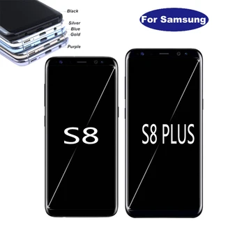 

Original For Samsung Galaxy S8 S8 plus G955f G950F G950U G950FD LCD Display Touch Screen Digitizer
