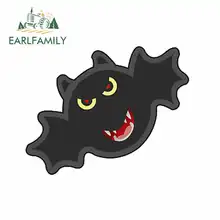 EARLFAMILY 13cm x 7.3cm Cute Bat Cartoon Oem Funny Car Stickers Waterproof Anime Bumper Trunk Truck Graphics 3D DIY Fine Decal