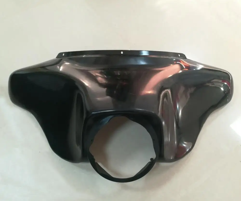 

ZXMT New Motorcycle Outer Front Batwing Fairing For Harley Davidson 1996-2013 Unpainted Black HD 96 13