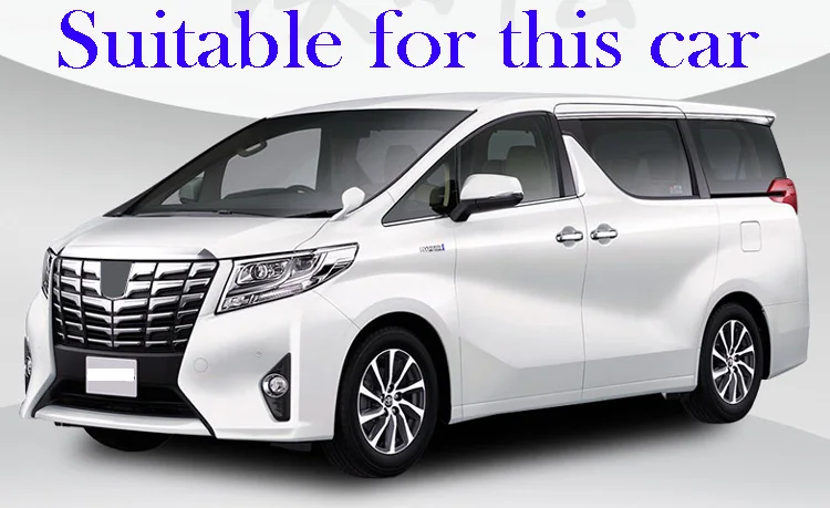 Для Toyota роскошное издание Alphard AH30 автомобильные аксессуары заднего бампера противоскользящая защитная накладка
