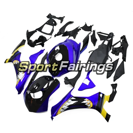 Полный обтекатели для Yamaha YZF1000 R1 15 16 мотоцикл обтекатель ABS пластик Инжекционный обтекатель КУЗОВ синий черный