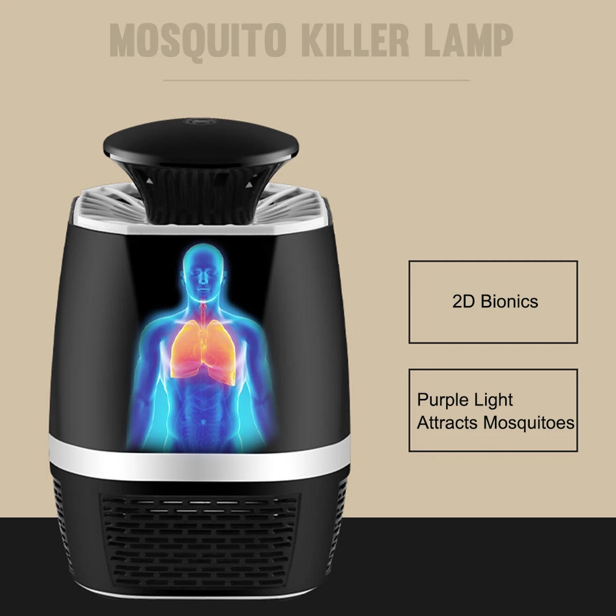 Инсектицидная лампа USB светодиодный светильник Электрический домашний бесшумный светодиодный анти-москитные летать лампа от жуков, насекомых Ловушка