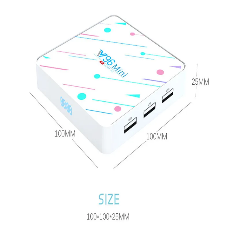 V96 Мини Android 9,0 ТВ приставка 4G 128G 2,4/5G Wifi Allwinner H6 четырехъядерный 6K ТВ приставка USB3.0 Google плеер Youtube медиаплеер