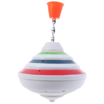 

Push Down Spinning Top Toy With LED And Music Peg-Top Hand Spinning Gyro Toy Gift For Kids Gift Boy Classic Electric Toys