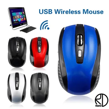 

New 2000DPI USB Wireless Mouse Bluetooth Mice USB 2.0 Receiver Optical Computer Mouse 2.4GHz Ergonomic Mice For Laptop PC