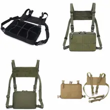 Модная Мужская Уличная Повседневная функциональная тактическая нагрудная сумка для альпинизма и бега, сумка через плечо