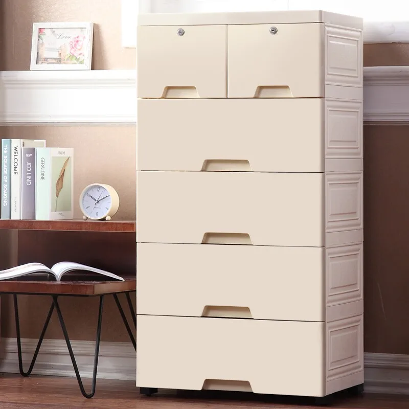 

Extra large padded drawer storage cabinet baby wardrobe plastic storage box storage box finishing cabinet children cabinet