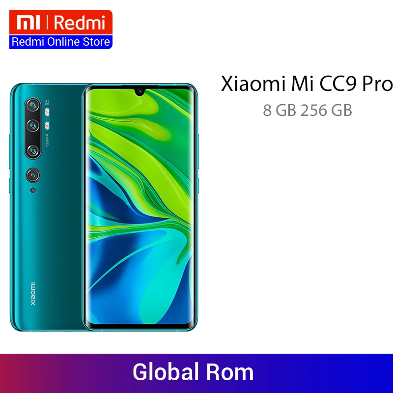 Глобальная ПЗУ Xiaomi Mi CC9 Pro 8 ГБ ОЗУ 256 Гб ПЗУ Snapdragon 730G телефон 108MP Penta 5 камер 6,47 ''AMOLED изогнутый экран 5260 мАч