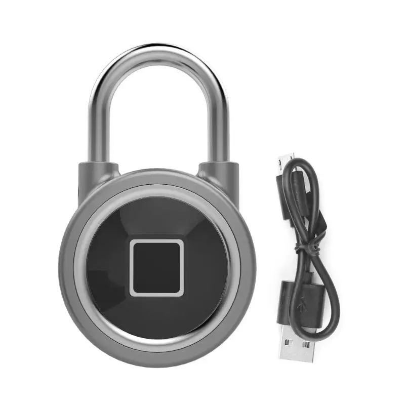 

Smart Fingerprint Padlock Anti-theft Keyless Electronic Locks Bluetooth Phone APP Door Lock Y1QB