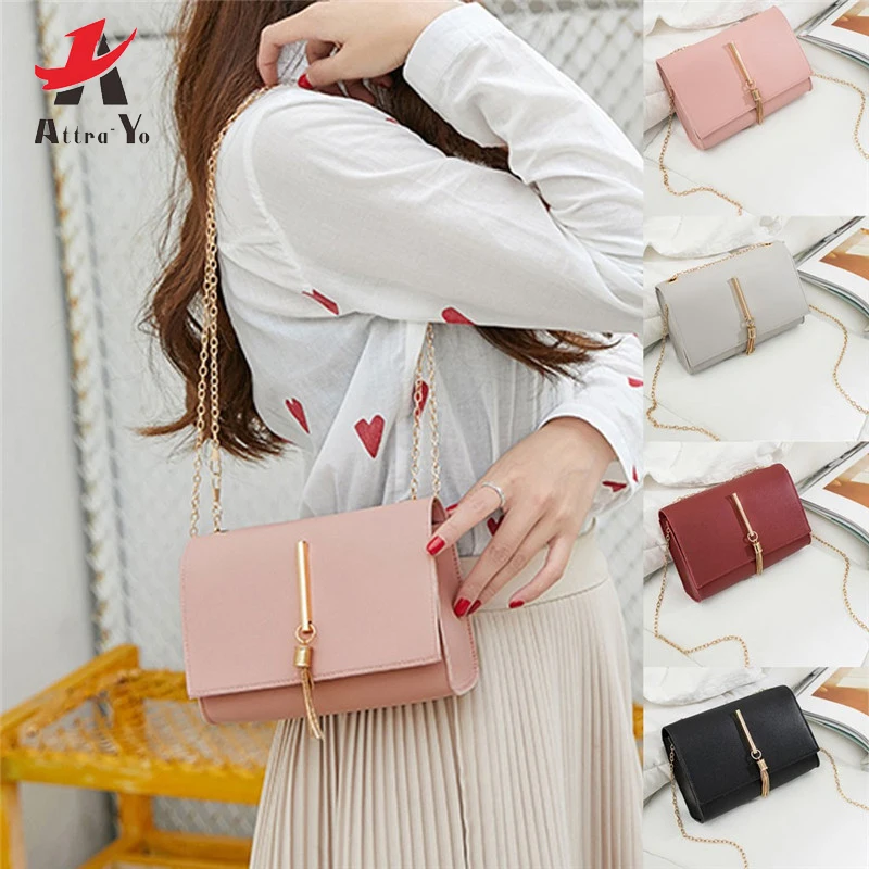 

Attra-Yo Lady Shoulders Tassel Package Letter Purse Mobile Phone Messenger Bag Luxury Large Capacity Bag Ladies Leather Handbags