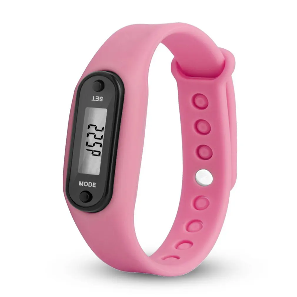 

Multifunction Sport Bracelet Pedometer Activity Tracker LCD Electronic Watch Silicone Wristband Health Watch