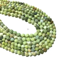 Natural Stone Green Jasper Round Loose Bead 6 8 10MM Semi-precious Gemstone Healing Energy Jewelry DIY Bracelet Necklace Earring