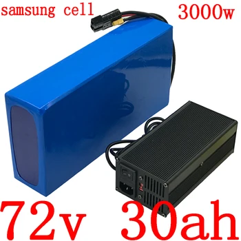 شراء72V بطارية 72V 2000W 3000W بطارية سكوتر كهربائي 72V 30AH الكهربائية دراجة بطارية 72V ليثيوم بطارية استخدام Samsung الخليوي