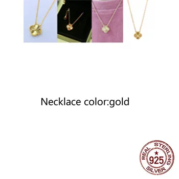 

925 sterling silver necklace personality fashion style four-leaf clover high-end style new jewelry girlfriend gift hot