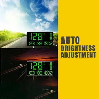 

C90 HUD Speedometer Car Overspeed Warning Accessories Tool Set Kit Trucks