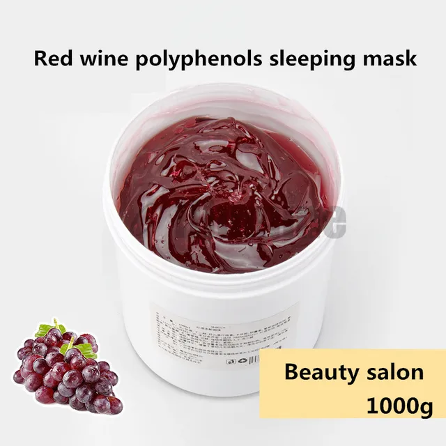 Revitalize your skin with the Red Wine Gel Jelly Sleeping Mask