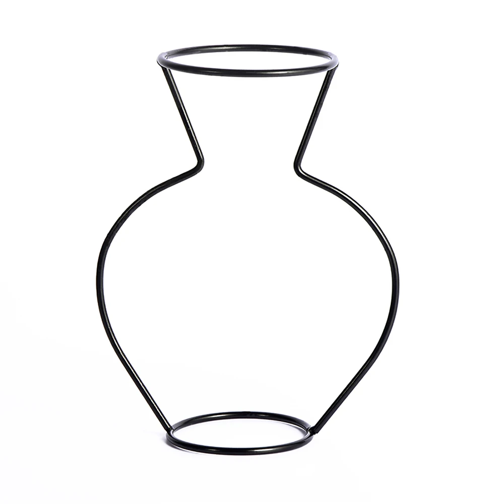 Главная вечерние украшения Ваза абстрактный черные линии минималистский