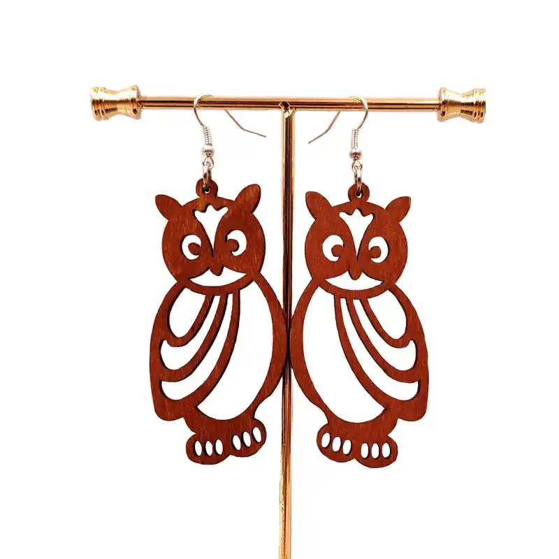 Hohe Qualitat Retro Antike Lustige Hohl Koreanische Holz Holz Tropfen Ohrringe Eule Mandala Blutenblatt Om Karte Stil Frauen Geschenk Af001 014 Ohrhanger Aliexpress