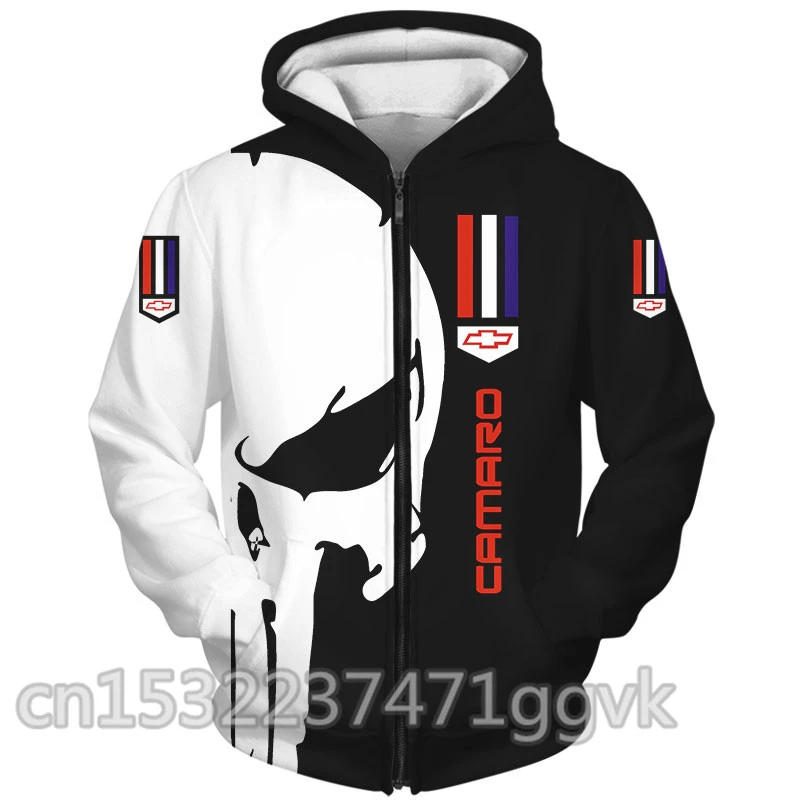 camaro zip up hoodie