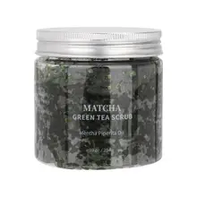 Зеленый чай matcha Отшелушивание тела Скраб-крем кутин удаление ороговевшей кожи Очищающий увлажняющий гель для ухода за кожей 284 г