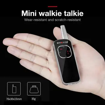 

Mini Walkie-Talkie Wear-resistant And Scratch-resistant Intercom For KTV Hotel Entertainment Venue Hair Salon Barber Shop Use