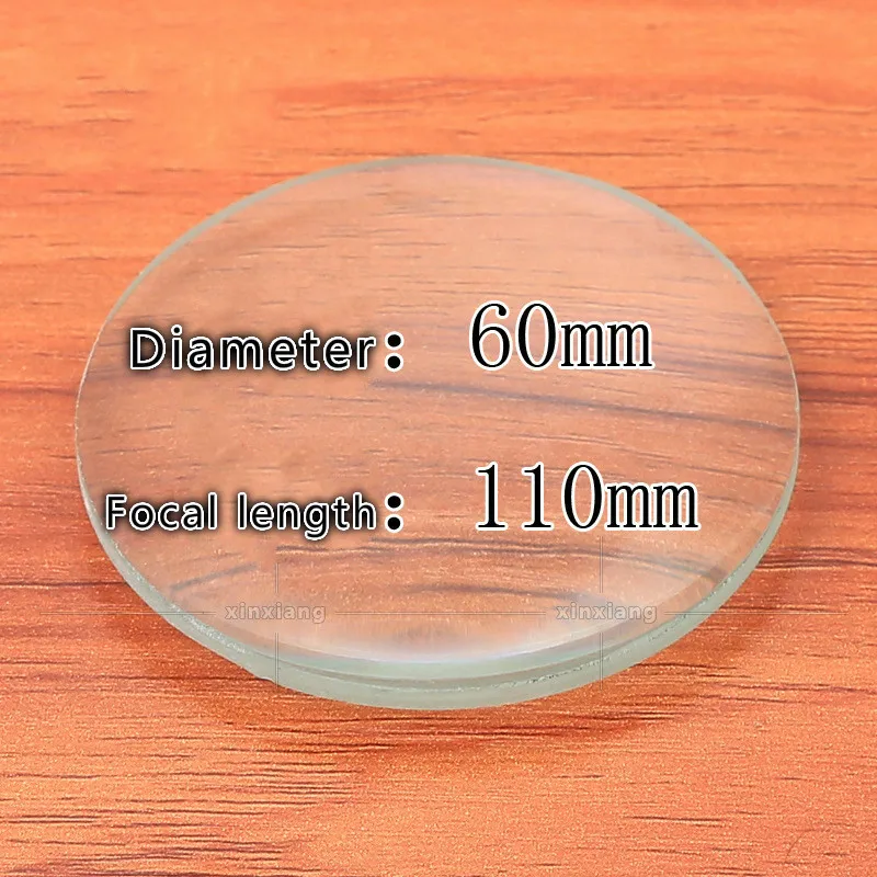

DIY mobile phone shoe box simple projector glass magnifying glass lens diameter 60MM focal length 110MM