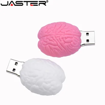 

JASTER USB2.0 cartoon pen drive brain type usb 4GB 8GB 16GB 32GB 64 GB 128GB flash memory birthday gift