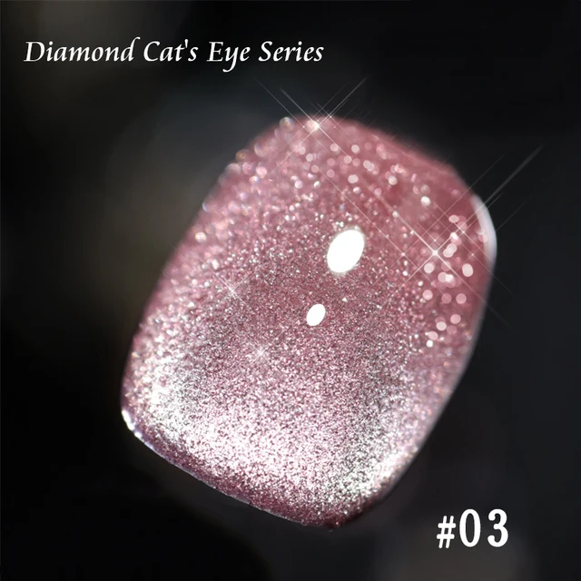 SKVP Gel Nail Polish Cat Eye Gel Semi Permanent Uv Varnish Gel Nail Art 8ML Glitter Effect Off Nail Polish Gel For Nails Design Cat Eye 03