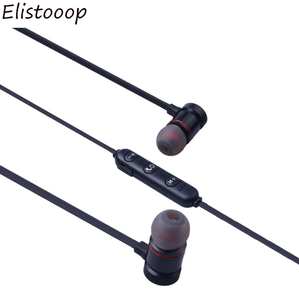 Беспроводные Bluetooth наушники спортивные беговые стерео бас гарнитура с