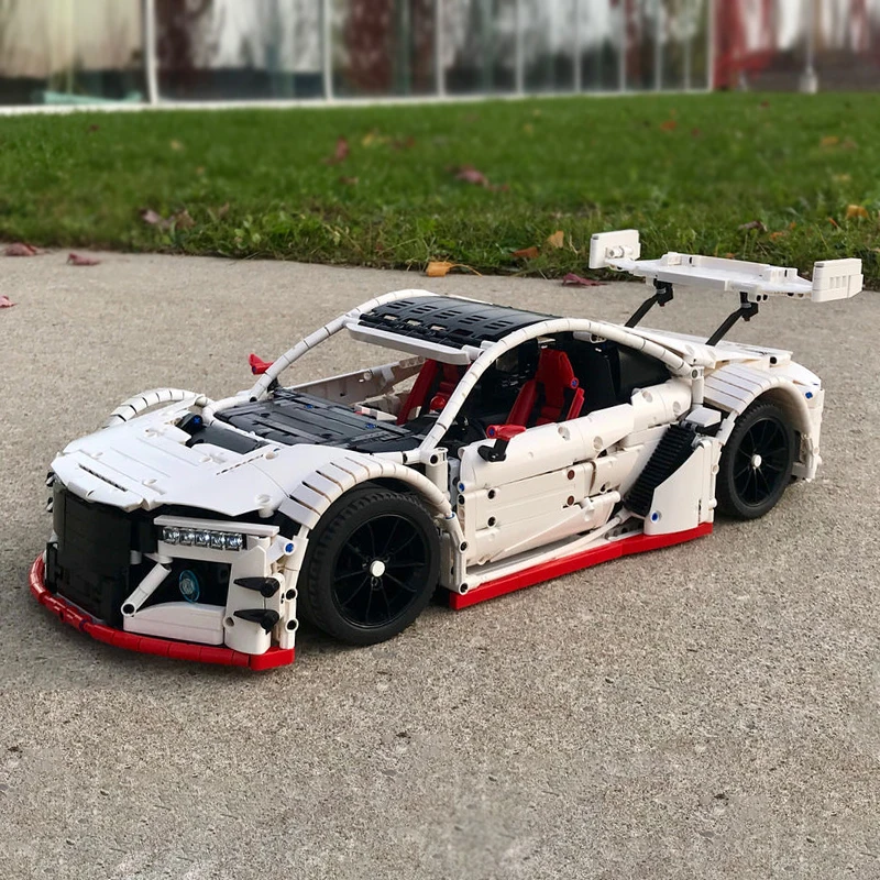 MOC-10858 Technic серии NSX спортивный автомобиль мощность функция Fit Technic наборы строительные блоки кирпичи игрушки для детей Рождественский подарок