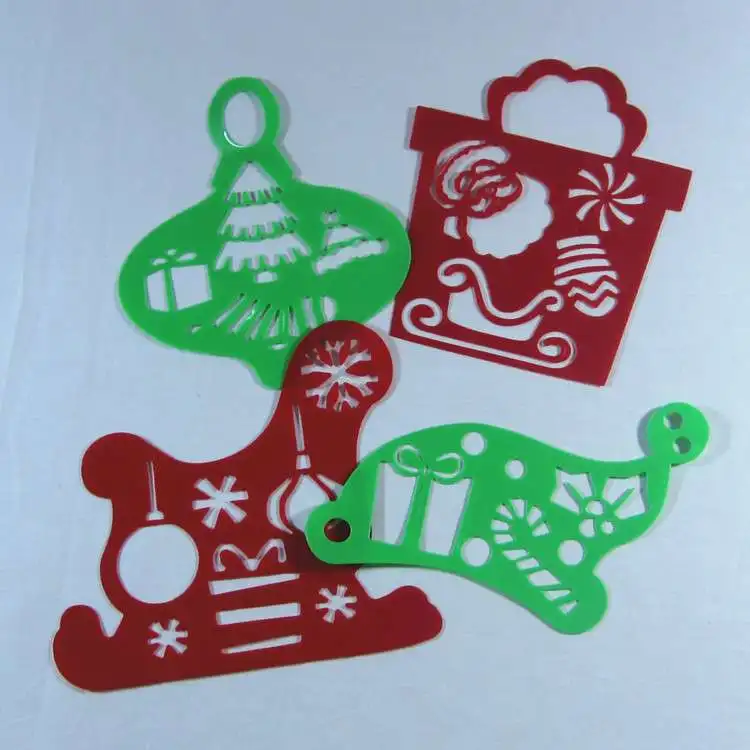 Children Puzzle Early Painting Merry Christmas Drawing Board Sketchpad Toy Stationery Template Tools Plastic Unisex Hot Sale