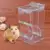 Хомяк Кролик Food Dispenser Feeder Plastic Clear Automatic Pet Feeder For Hamster Морские Свинки Food Bowl ContainerHamster Rabbi
