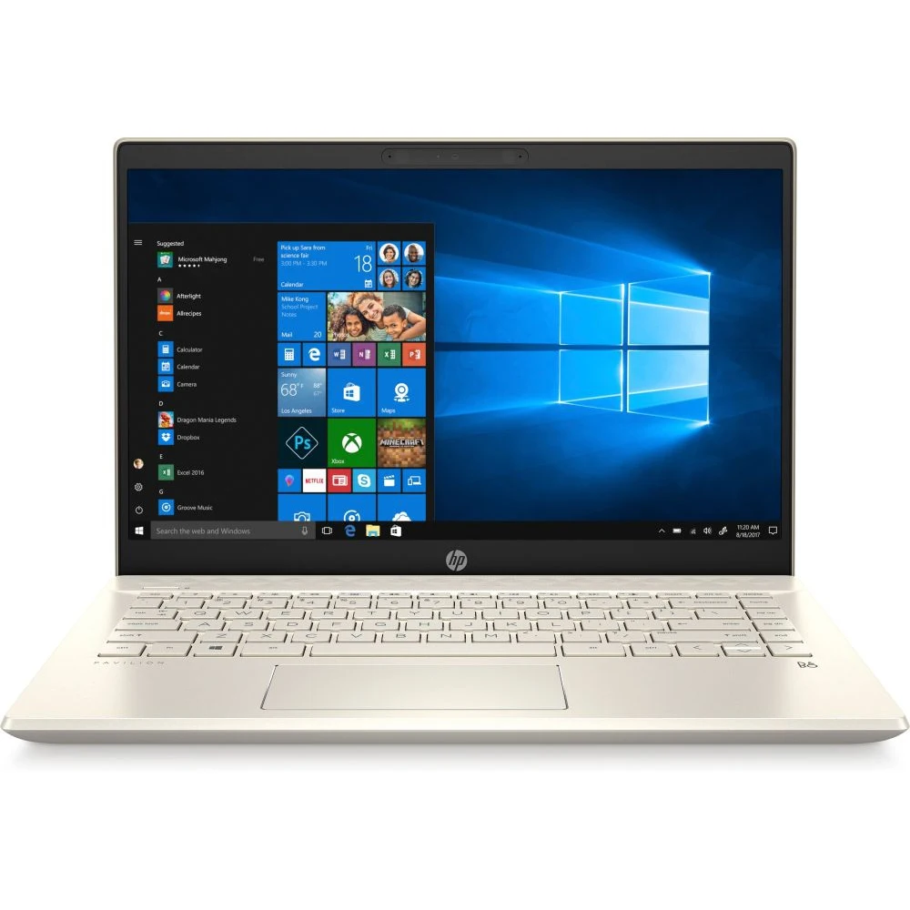 Ноутбук HP 14-ce2002ur i3 8145U/4Gb/SSD128Gb/620/14"/IPS/FHD/W10/gold