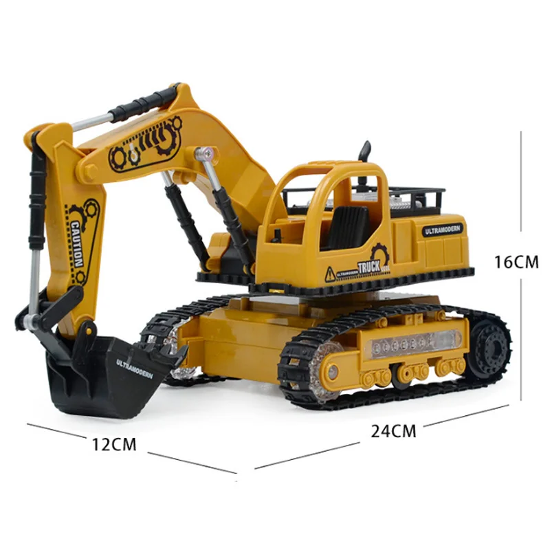 FBIL-4Ch Simulation Rc Excavator Toys With Music And Light Children'S Boys Rc Truck Toys Gifts Rc Engineering Car Tractor Toy FBIL-4Ch Simulation Rc Excavator Toys With Music And Light Children'S Boys Rc Truck Toys Gifts Rc Engineering Car Tractor Toy