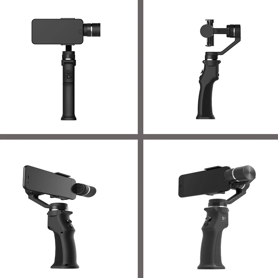 Funsnap 3-осевой стабилизатор 3 комбо ручной смартфон Gimbal стабилизатор для iPhone GoPro 7 6 5 sjcam eken Yi Экшн-камера