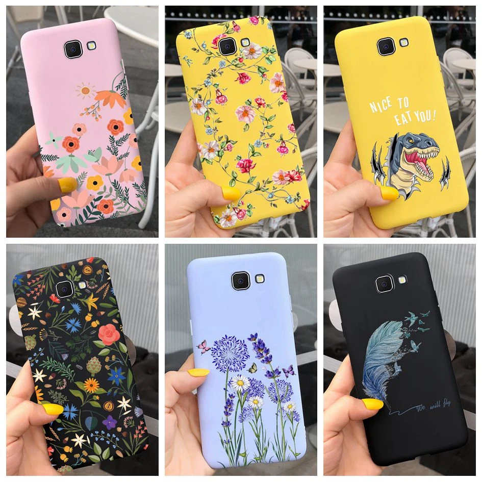 Funda trasera suave para Samsung Prime 2018, carcasa Popular con plumas de flores para Samsung Galaxy J7 J 7 J7Core J7Nxt J7 2016|Fundas antigolpes para teléfono| - AliExpress