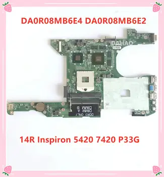 

Laptop motherboard for DELL Inspiron 14R 5420 7420 I5420 P33G Mainboard 0HMGWR DA0R08MB6E4 DA0R08MB6E2 With GT630 1GB 100% test