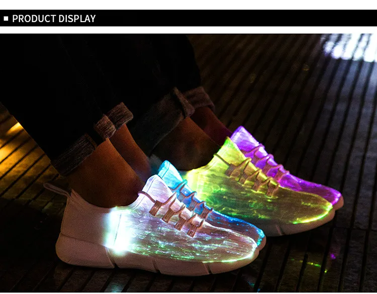 Summer Boy Luminous Glowing Sneakers Men Women Girls Kids LED Light Shoes Children Flashing With Light Adults USB Recharge Shoes children's shoes for sale