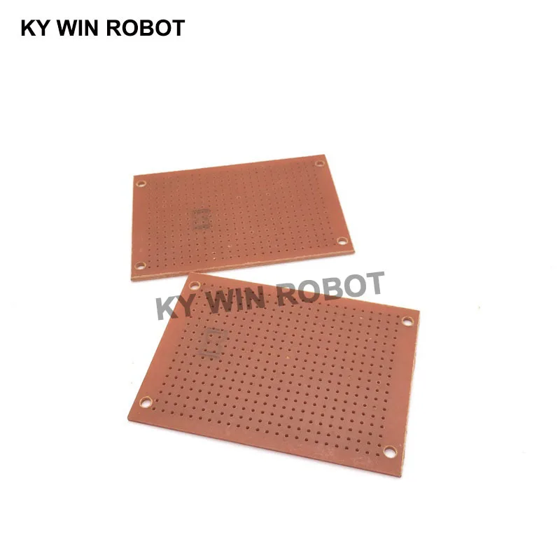 2pcs/lot DIY Prototype Paper PCB Universal Experiment Matrix Circuit Board Two Holes Three Connected Hole Single hole 5x7CM