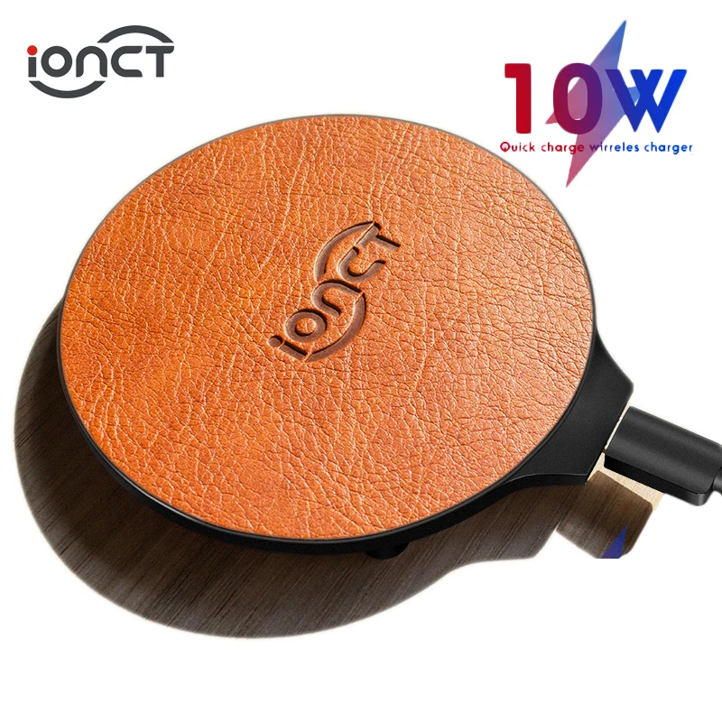 IONCT 10 Вт Qi Беспроводное зарядное устройство для iPhone 11 pro X XR XS max 8 samsung note s9 телефон USB