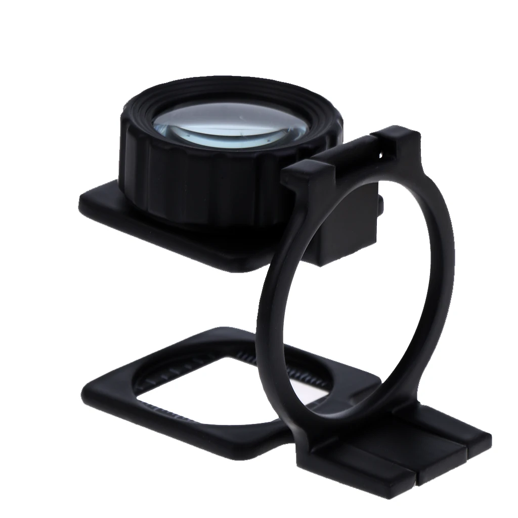 

2 Lens Optical Glasses 15X Focusing Loupe Magnifiers for Stitch and Thread Counting Jewelry Design Repair Tools