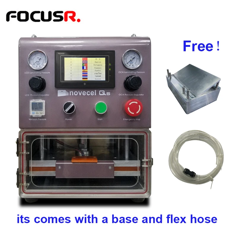 

Novecel Tablet Vacuum OCA Laminating Machine For For iPhone For Samsung Curve Screen Refurbishing LCD Touch Screen Repair Tools
