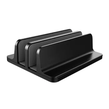 

Aluminum Alloy Notebook Computer Vertical Bracket Base Dual Card Position Computer Desktop Cooling Bracket