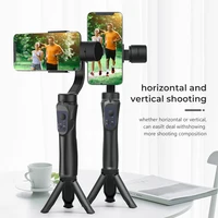 3-osiowy Gimbal ręczny stabilizator smartfonu telefonu komórkowego do kamera akcji telefon nagrywania wideo 2