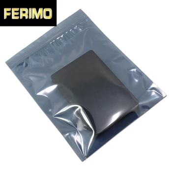 

17*23cm Antistatic Bag Self Seal Zipper Ziplock AASL Anti-static Bags Reclosable Valve ESD Bag Storage Plastic Packaging Pouch