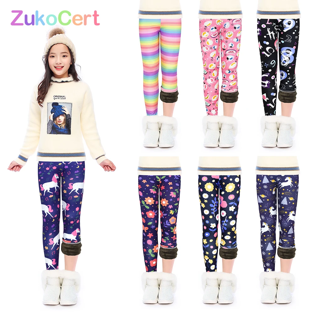 Leggings invernali per bambina Plus pantaloni spessi in velluto pantaloni  caldi vita elastica pantaloni Skinny per bambini pantaloni caldi per bambini  per 3 12T colore casuale|Pants| - AliExpress