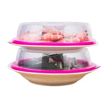 

Vacuum Food Fresh Cover Kitchen PP Microwave Cover Home Refrigerator Storage Transparent Food Keep Fresh Lid Kitchen Tools